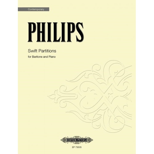 Philips - Swift Partitions For Baritone/Piano (Pod) Softcover Book (Vocal)