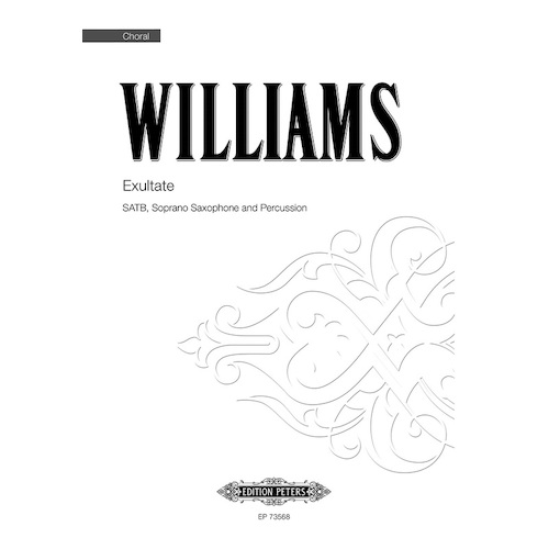 Exultate SATB/Soprano Sax/Percussion