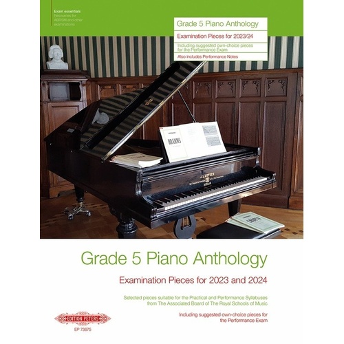 Grade 5 Piano Anthology Exam Pieces 2023-2024 Edition Peters