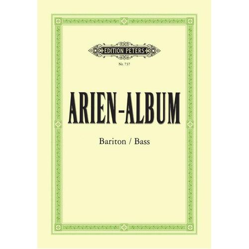 Aria Album For Baritone/Bass (Softcover Book)