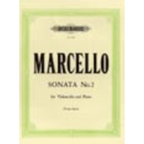 Bach - Sonata Op 2 No 2 E Minor Cello/Piano (Softcover Book)