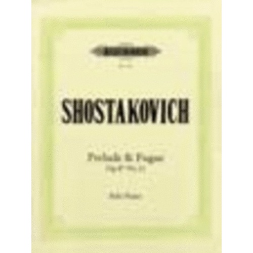Prelude and Fugue Op. 87 No. 11 B for Piano Solo by Dmitri Shostakovich