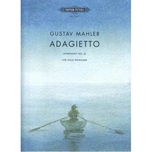 Mahler - Adagietto from Symphony No. 5 for Piano Solo, Arranged by Ian Flint, Edition Peters, 1 Page