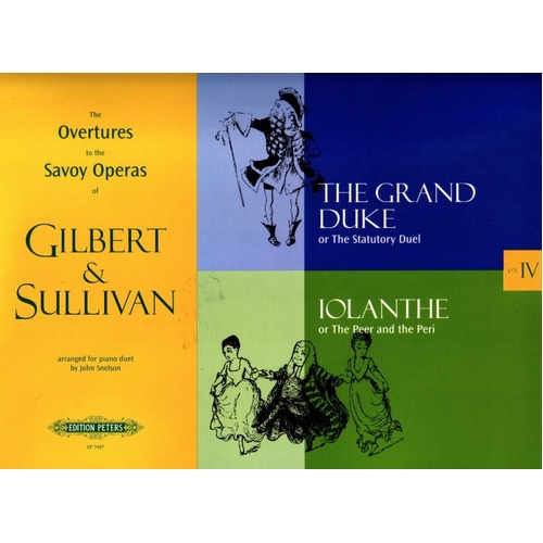 Overtures Bk 4 Arranged for Piano Duet by John Snelson