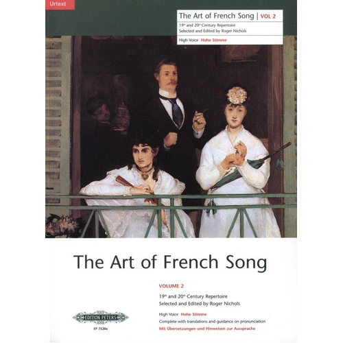 Art of French Song Book 2 Vocal Score by Edition Peters