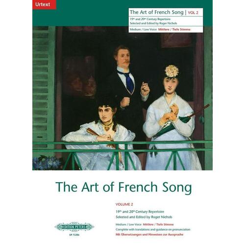 Art Of French Song Book 2 Med Low (Softcover Book)
