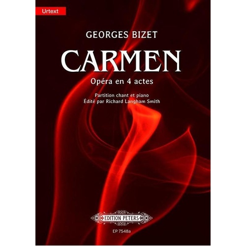 Carmen Vocal Score by Georges Bizet - Edition Peters, Voice