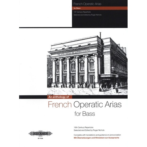 French Operatic Arias for Bass - 19th Century Repertoire Vocal Score