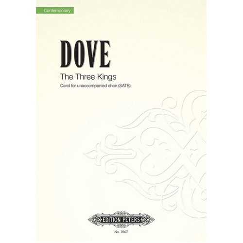 The Three Kings SATB A Cappella Choral Score by Jonathan Dove