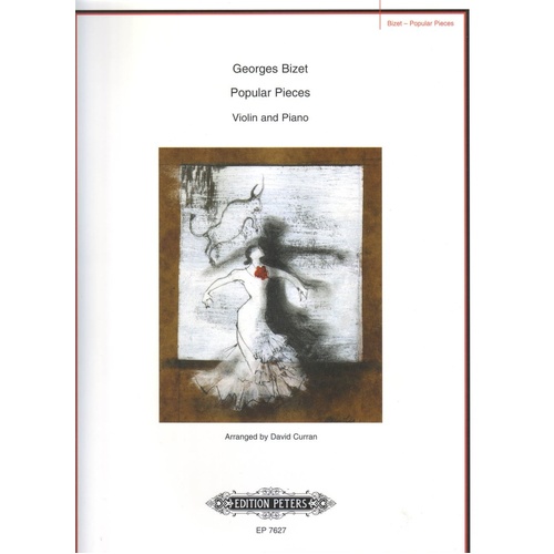 Popular Pieces for Violin by Georges Bizet, Edition Peters, 1 Page