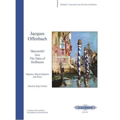 Barcarolle Duet Sop/Mezzo Sop/Piano Ed Nichols (Softcover Book)