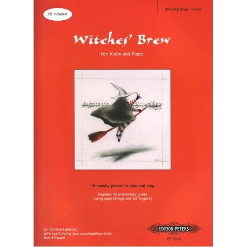 Witches Brew Violin/Piano Book with CD by Caroline Lumsden