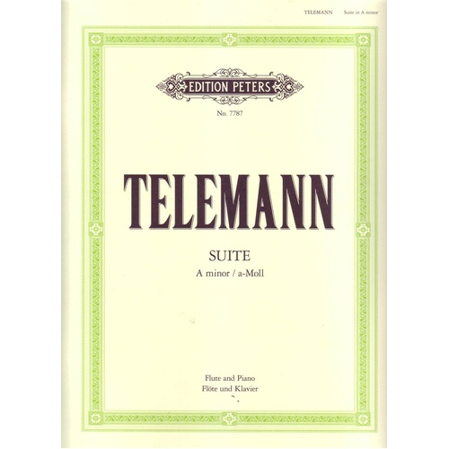 Telemann - Suite in A Minor for Flute and Piano