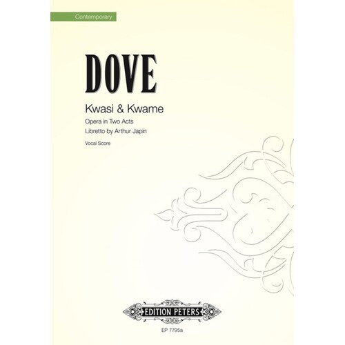 Dove - Kwasi And Kwame Vocal Score (Softcover Book)