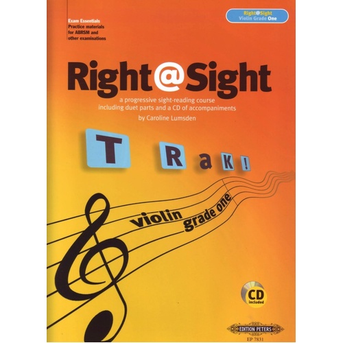 Right@Sight for Violin Grade 1 BK/CD