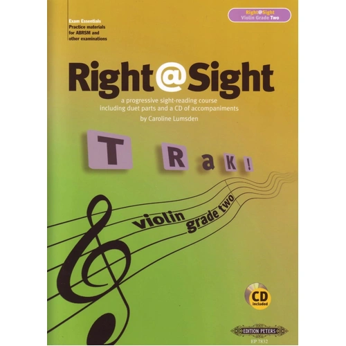 Right@Sight for Violin Grade 2 Book with CD