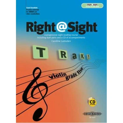 Right@Sight for Violin Grade 5 by Caroline Lumsden - Edition Peters, 40 Pages