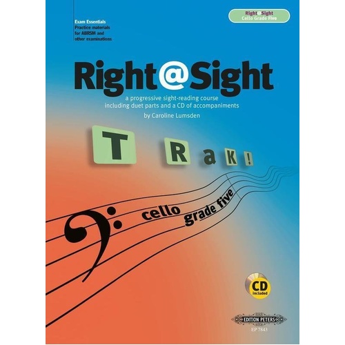 Right@Sight for Cello Grade 3 Book with CD