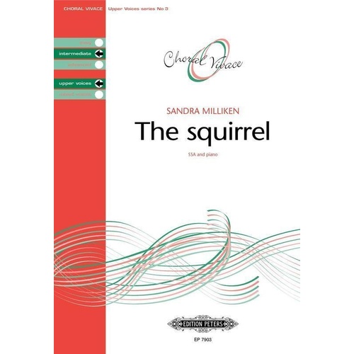 Squirrel SSA/PNO by Sandra Milliken - Choral Music for Upper and Mixed Voices