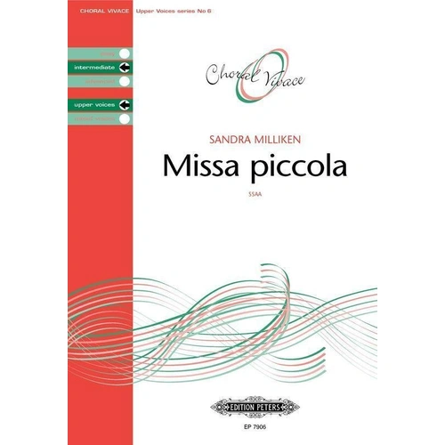 Missa Piccola SSAA A Cappella by Sandra Milliken - Choral Score