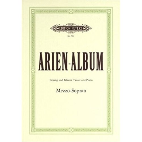 Aria Album For Mezzo-Soprano (Softcover Book)