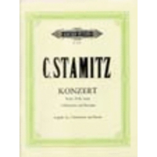 Stamitz Concerto in B Flat for 2 Clarinets and Piano, Edition Peters
