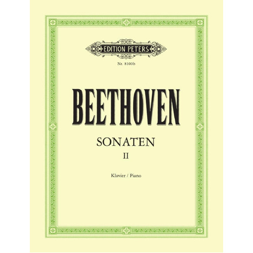 Sonatas Vol. 2 - Ludwig van Beethoven - Piano Edition Peters EP8100B