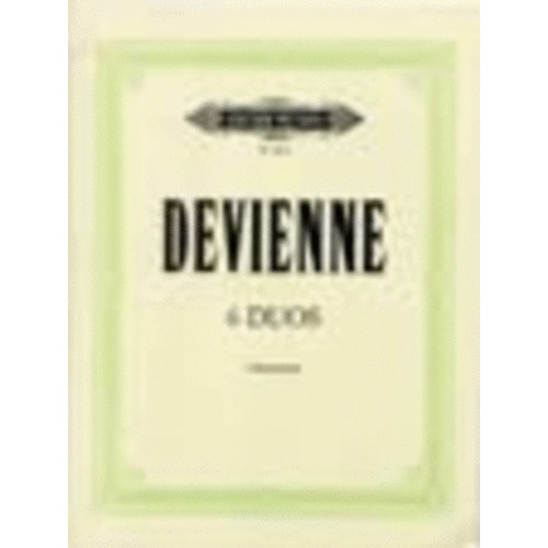 Duos 6 Op 74 2 clarinet (Softcover Book)