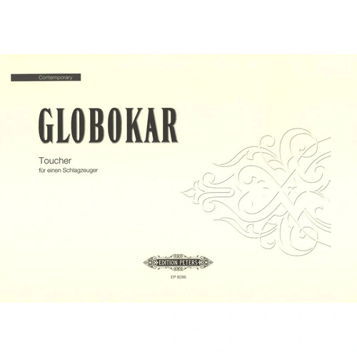 Toucher Percussion Solo by Vinko Globokar, Edition Peters, 1 Page