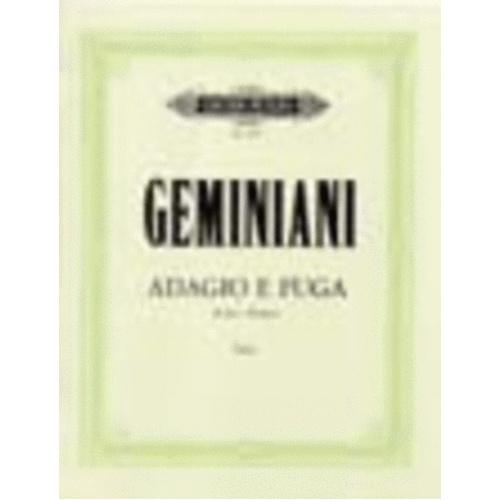 Adagio And Fugue E Flat Viola Solo (Softcover Book)