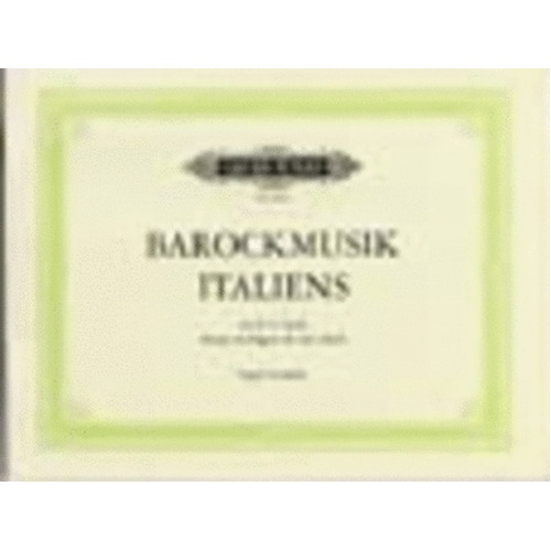 Italian Baroque Music (Softcover Book)