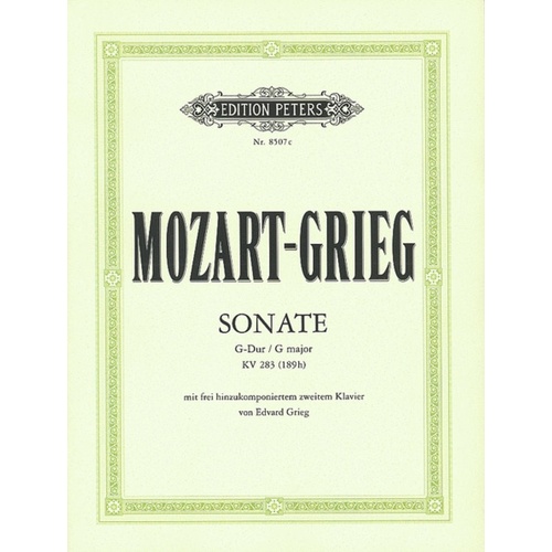 Sonata K 283 G 2 Piano 4 Hand (Softcover Book)