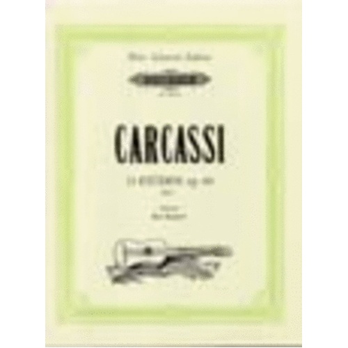 Carcassi - 25 Melodious And Progressive Studies Op 60 Book 1 (Softcover Book)
