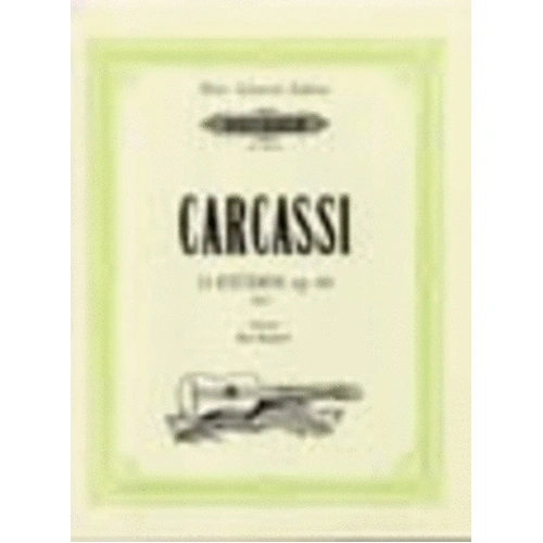 Carcassi 25 Etudes Op 60 for Guitar Book 1 - Kappeler Peters EP8555A Softcover