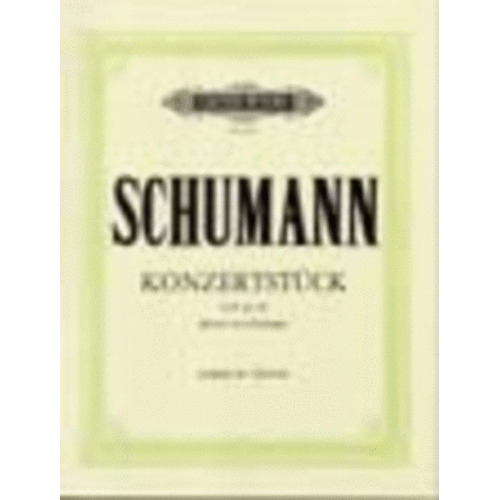 Concert Pieces Arr Schumann After Op 86 2P 4H (Softcover Book)
