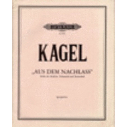 Aus Dem Nachlass Viola Vc Double Bass (Music Score/Parts) Book