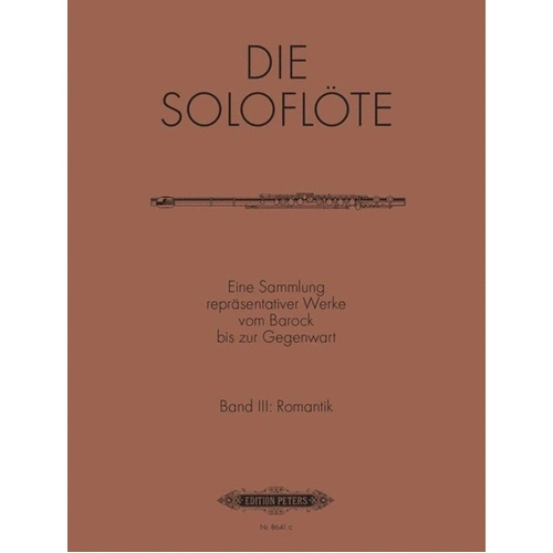 Solo Flute Album Book 3 - Romantic Flute by Edition Peters