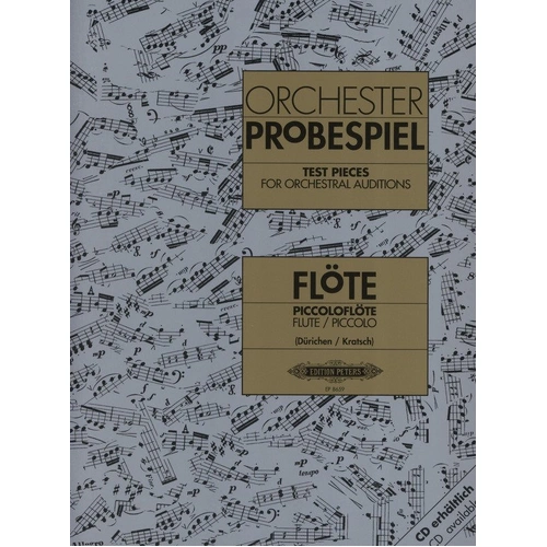Test Pieces for Orchestral Auditions Flute/Piccolo - Edition Peters