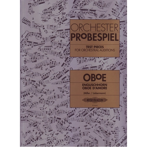 Test Pieces for Orchestral Auditions Oboe by Edition Peters