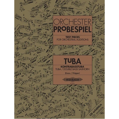 Test Pieces for Orchestral Auditions for Tuba