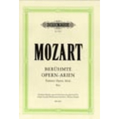 Famous Opera Arias for Bass by Mozart