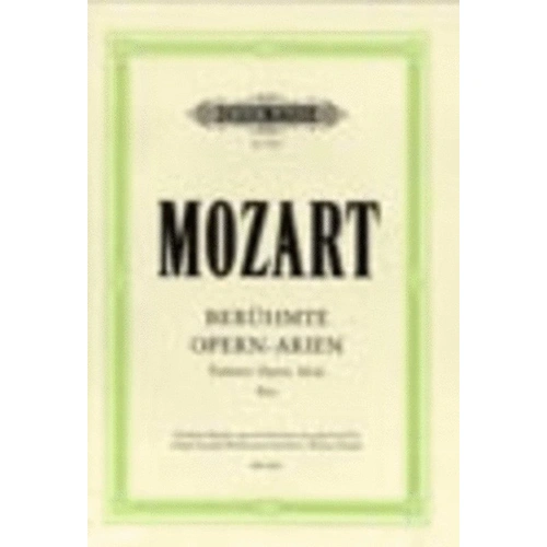 Famous Opera Arias for Bass by Mozart
