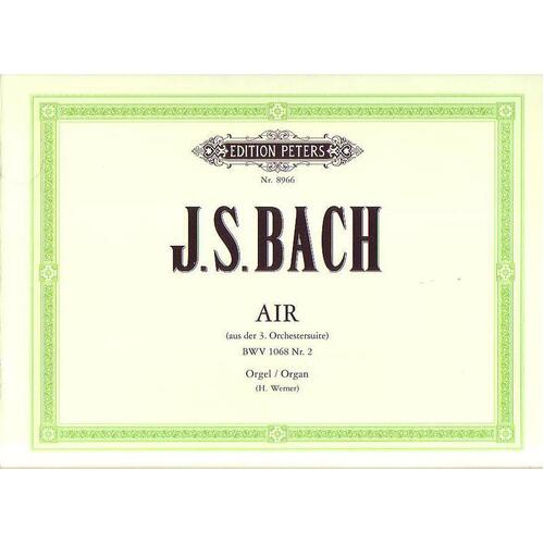 Edition Peters - Air From Orchestral Suite No 3 Bwv 1068 No 2