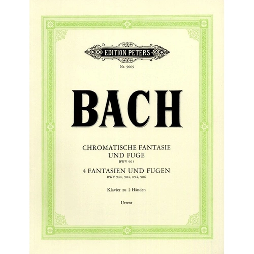 Bach - Fantasias and Fugues for Solo Piano by Edition Peters