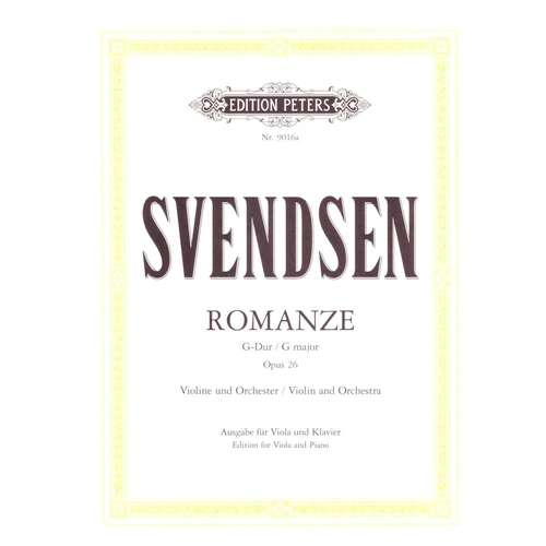 Svendsen - Romance in G Op. 26 for Viola and Piano