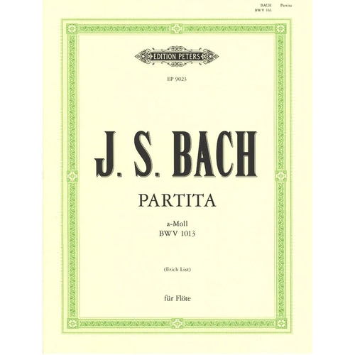 Bach - Partita in A Minor BWV 1013 for Flute Solo Urtext Edition
