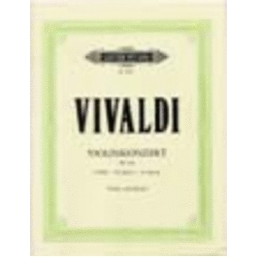 Concerto D Min Rv 245 Violin/Piano Urtext (Softcover Book)