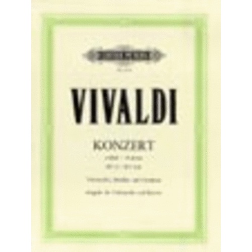 Concerto A Min Pv 35 Rv 418 Vc/Piano (Softcover Book)