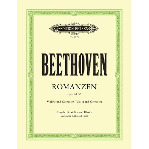 Beethoven - 2 Romances Op. 40 G & Op. 50 F for Violin and Piano, Edited by David Oistrakh