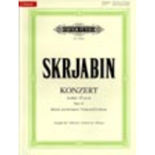 Concerto Op 20 F Sharp Min 2 Piano 4 Hand Urtext (Softcover Book)